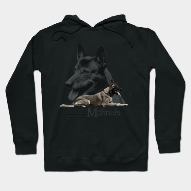 Malinois  - Belgian shepherd - Mechelaar Hoodie by Nartissima